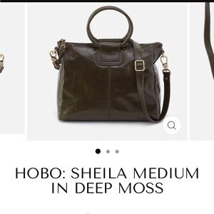 Hobo Sheila Medium Satchel in Deep Moss